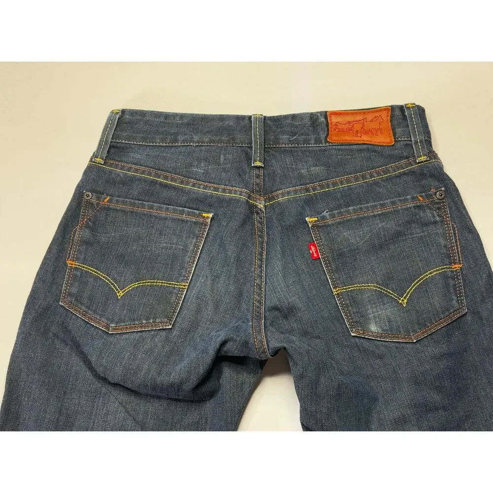 Rare‎ Levi's Red Men's Slim Straight Leg Blue Denim Jeans - Size 29x30*